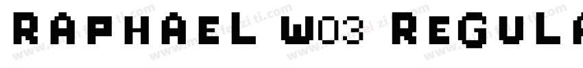 Raphael W03 Regular字体转换